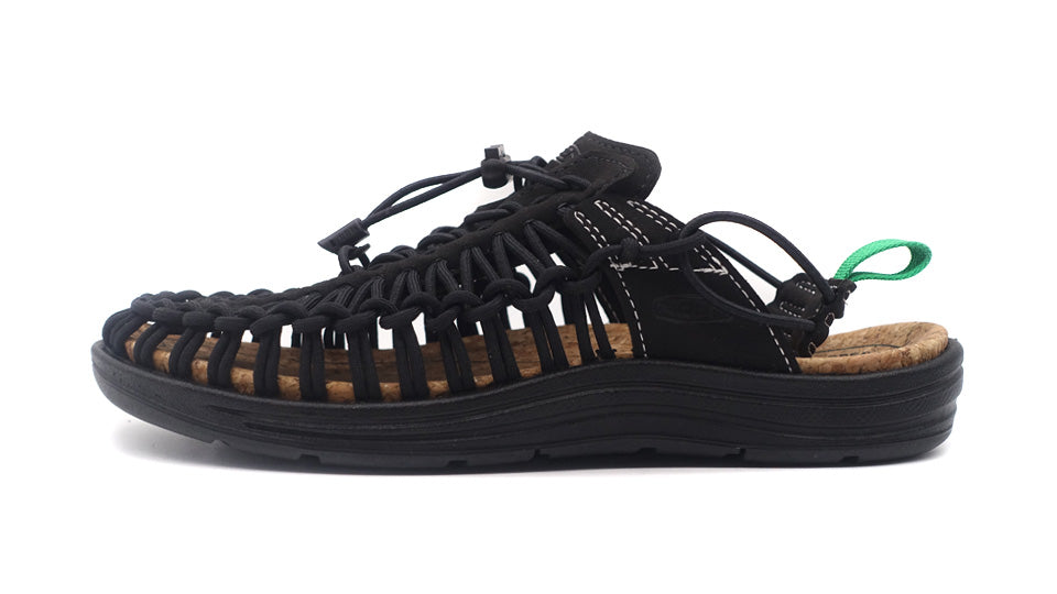 KEEN UNEEK II CONVERTIBLE X BLACK/JOLLY GREEN – mita sneakers