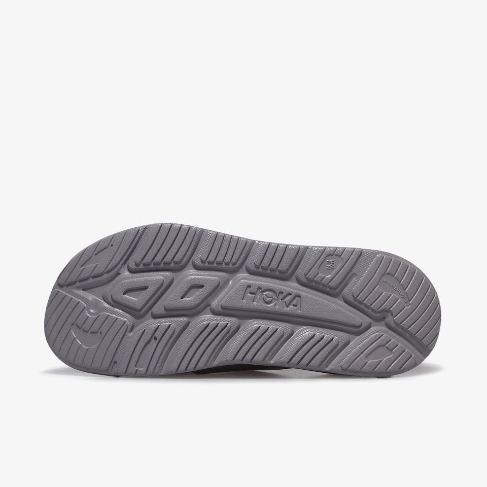 HOKA ORA RECOVERY SLIDE 3 GREY/GREY – mita sneakers