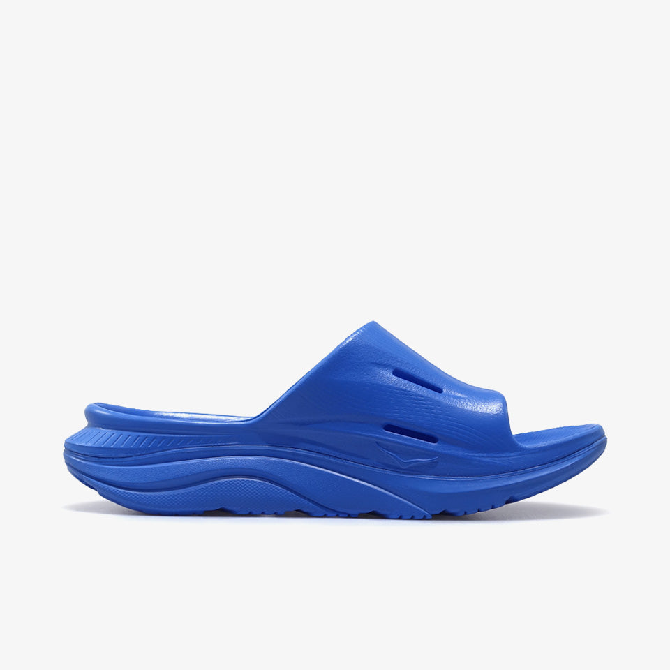 HOKA ORA RECOVERY SLIDE 3 VIRTUAL BLUE / VIRTUAL BLUE – mita sneakers