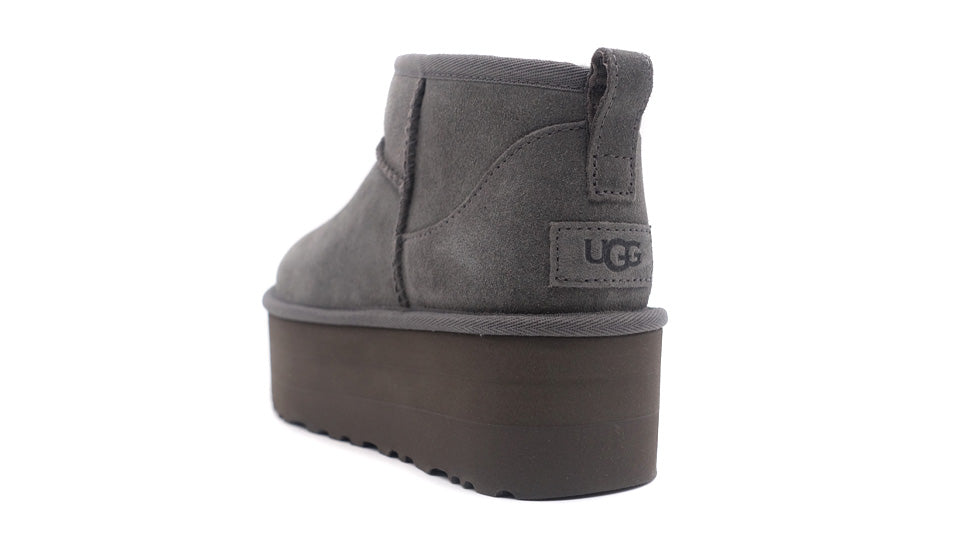 UGG W CLASSIC ULTRA MINI PLATFORM CHARCOAL – mita sneakers