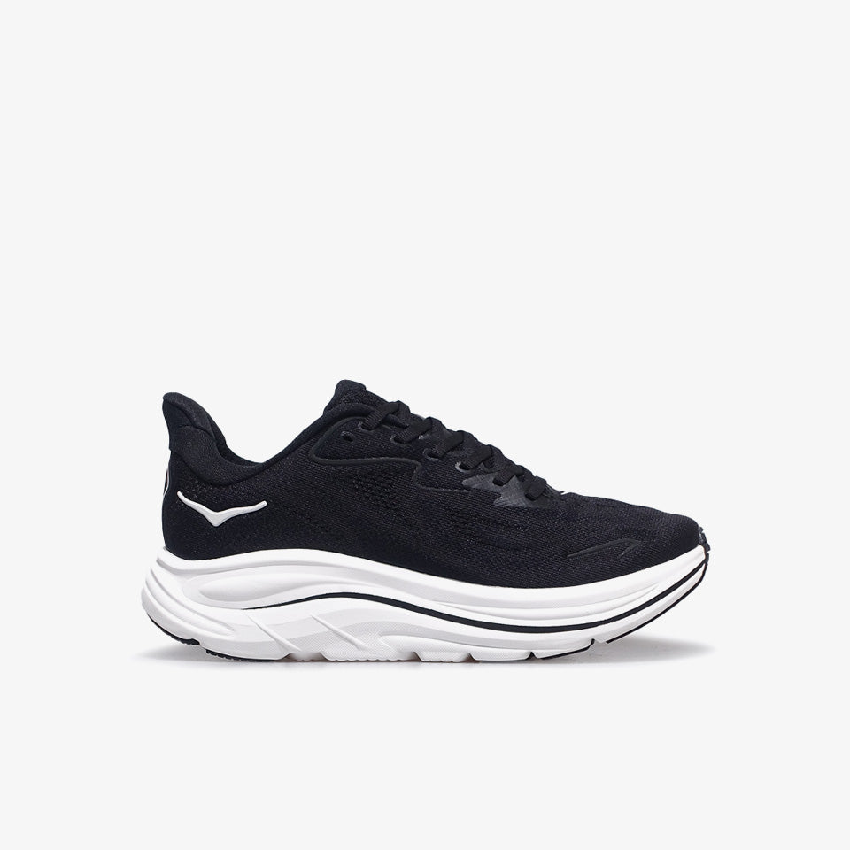 HOKA W CLIFTON 10 BLACK/WHITE – mita sneakers