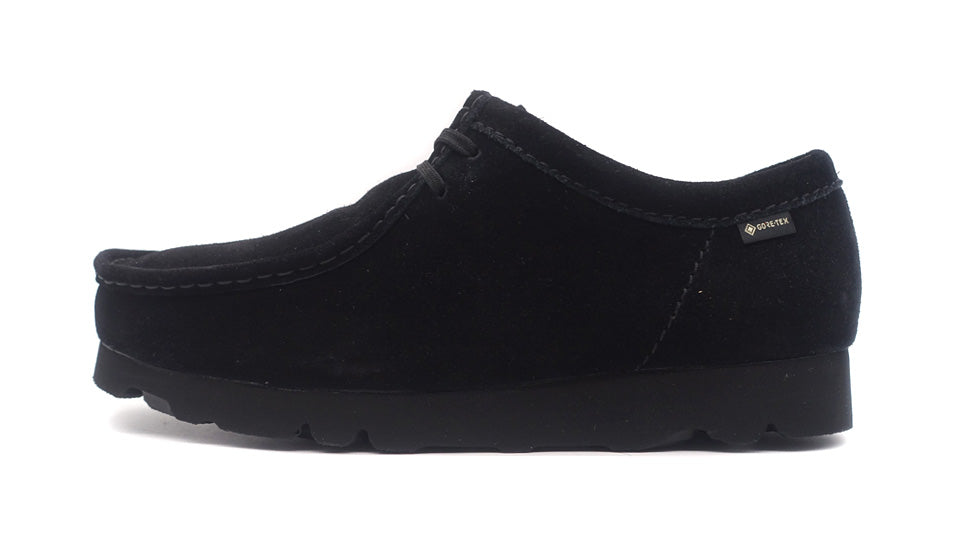 26.0定価34100Clarks Wallabee GTX gore tex Clarks Originals Wallabee Gore-Tex - Black 26179251-BK
