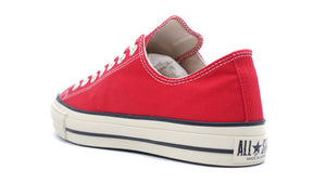 CONVERSE CANVAS ALL STAR J OX "Made in JAPAN" RED