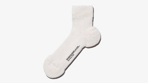 MARQUEE PLAYER HYBRID RIB SOCKS SS "Made in JAPAN" IVORY WHITE 1