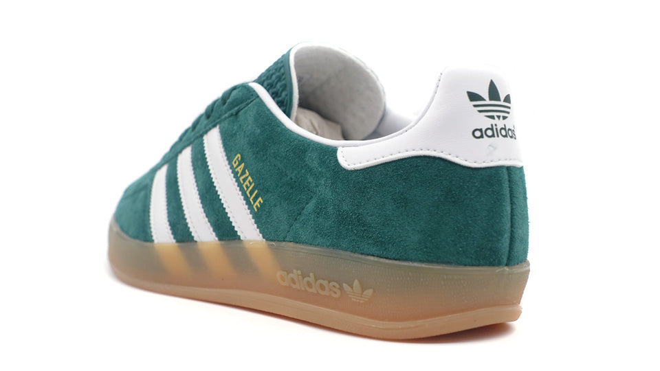 adidas GAZELLE INDOOR COLLEGE GREEN/FTWR WHITE/GUM – mita