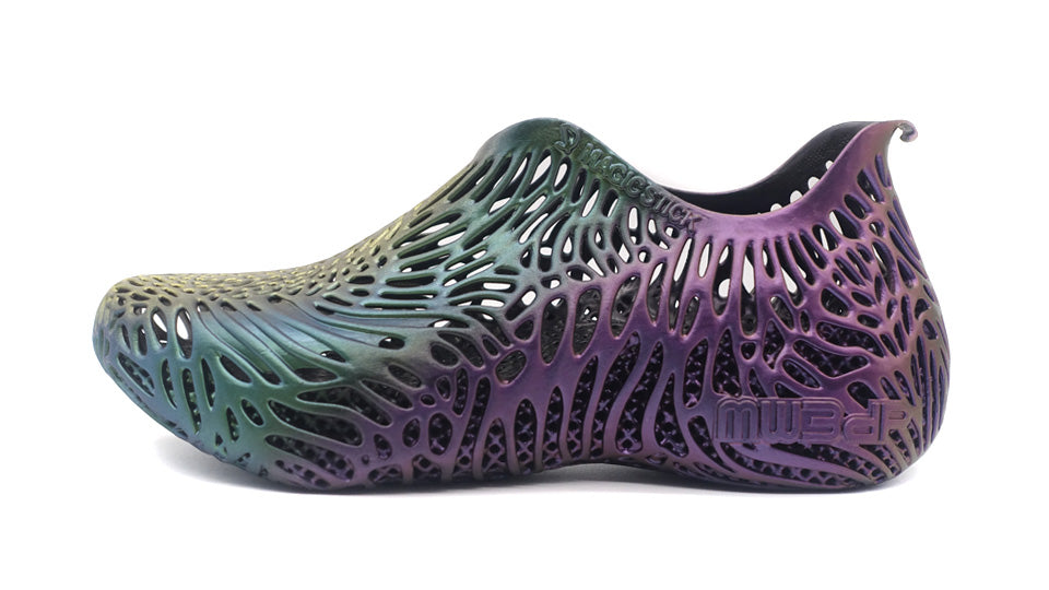 やっちゃん 様 featherdance mint × charcoal MW3dP 3D PRINT SHOES MS ver. by mw3dp 