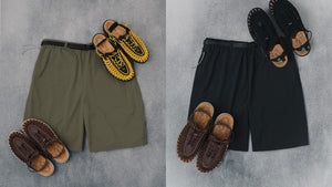 UNITED ARROWS & SONS SONS MS LT/WTHR EASY SHORTS "UNITED ARROWS & SONS x mita sneakers" OLIVE 5