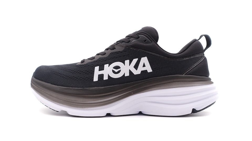 HOKA ONE ONE BONDI 8 BLACK/WHITE – mita sneakers