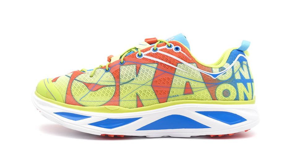 未使用 HOKA ONE ONE HUAKA ORIGINS 28 ホカ フアカ HOKA HUAKA ORIGINS EVENING PRIMROSE / DIVA BLUE（ホカ フアカ