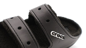 crocs CLASSIC COZZZY SANDAL BLACK/BLACK 6