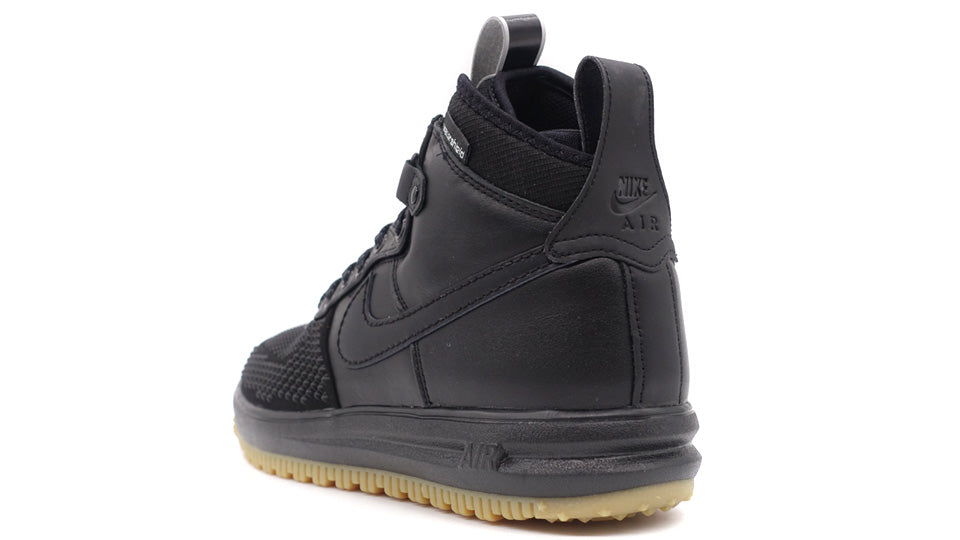 NIKE LUNAR FORCE 1 DUCKBOOT BLACK/BLACK/METALLIC SILVER/ANTHRACITE