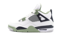 画像をギャラリービューアに読み込む, JORDAN BRAND (WMNS) AIR JORDAN 4 RETRO "SEAFOAM" "MICHAEL JORDAN" WHITE/OIL GREEN/DARK ASH/NEUTRAL GREY 3