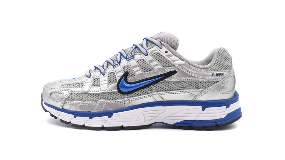 NIKE (WMNS) P-6000 METALLIC SILVER/TEAM ROYAL/WHITE/BLACK – mita