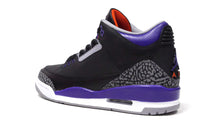 画像をギャラリービューアに読み込む, JORDAN BRAND AIR JORDAN 3 RETRO "COURT PURPLE" "MICHAEL JORDAN" BLACK/COURT PURPLE/CEMENT GREY/NOIR/GRIS CIMENT/VIOLET COURT 2