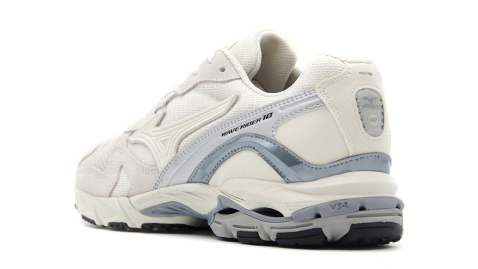 MIZUNO WAVE RIDER 10 WHITE/GREY – mita sneakers