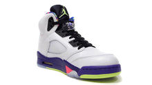画像をギャラリービューアに読み込む, JORDAN BRAND AIR JORDAN 5 RETRO "ALTERNATE BEL-AIR" "MICHAEL JORDAN" WHITE/GHOST GREEN/COURT PURPLE/LASER PINK/BLACK 5