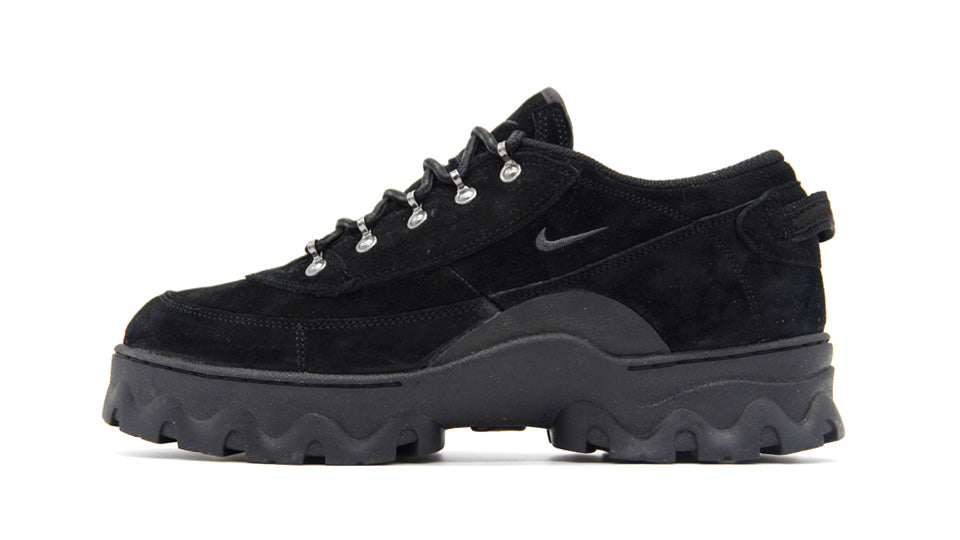 NIKE (WMNS) LAHAR LOW BLACK/DARK SMOKE GREY/ORANGE/BLACK – mita