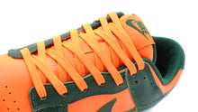 画像をギャラリービューアに読み込む, NIKE DUNK LOW RETRO "MIAMI HURRICANES" TEAM DARK GREEN/TEAM ORANGE/WHITE 6
