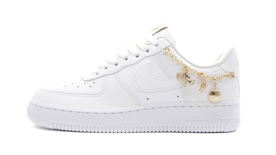 NIKE (WMNS) AIR FORCE 1 '07 LX WHITE/WHITE/METALLIC GOLD – mita