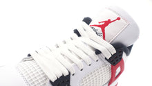 画像をギャラリービューアに読み込む, JORDAN BRAND AIR JORDAN 4 RETRO "RED CEMENT" "MICHAEL JORDAN" WHITE/FIRE RED/BLACK/NEUTRAL GREY 6