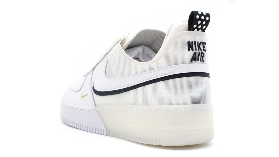 NIKE AIR FORCE 1 REACT "40th Anniversary" WHITE/WHITE/SAIL/BLACK