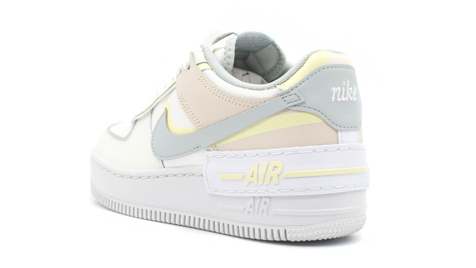 NIKE (WMNS) AIR FORCE 1 SHADOW SAIL/LIGHT SILVER/CITRON TINT