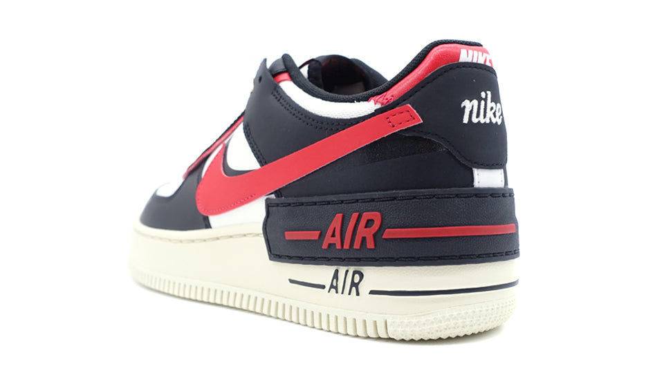 NIKE (WMNS) AIR FORCE 1 SHADOW SUMMIT WHITE/UNIVERSITY RED/BLACK