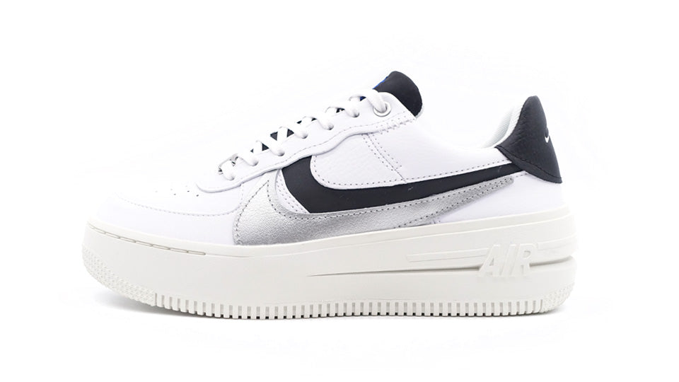 NIKE WMNS AIR FORCE 1 PLT.AF.ORM LV8 WHITE/BLACK/METALLIC SILVER