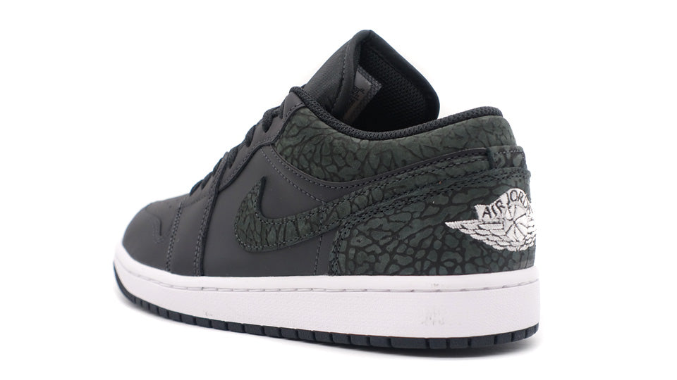 完売品Air Jordan 1 Low Black Elephant 26.5 Jordan 1 Low SE Patent Elephant Black (Women's) - HJ7743-010