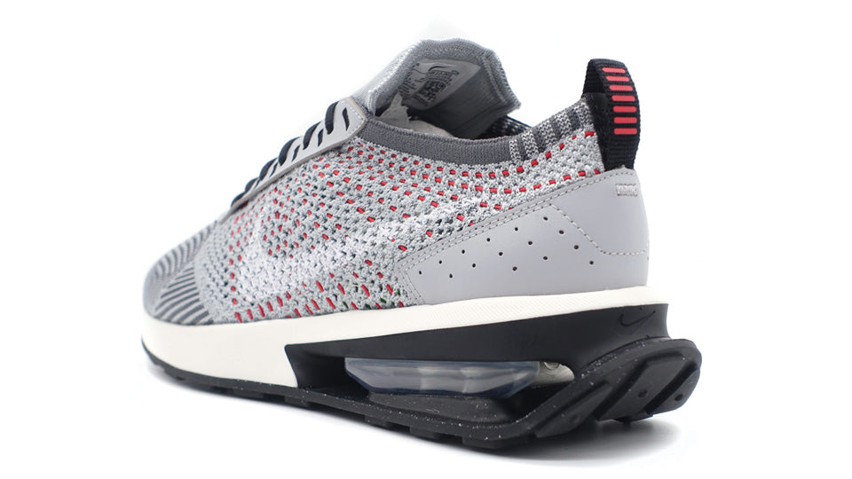 NIKE AIR MAX FLYKNIT RACER WOLF GREY WHITE BLACK DARK GREY