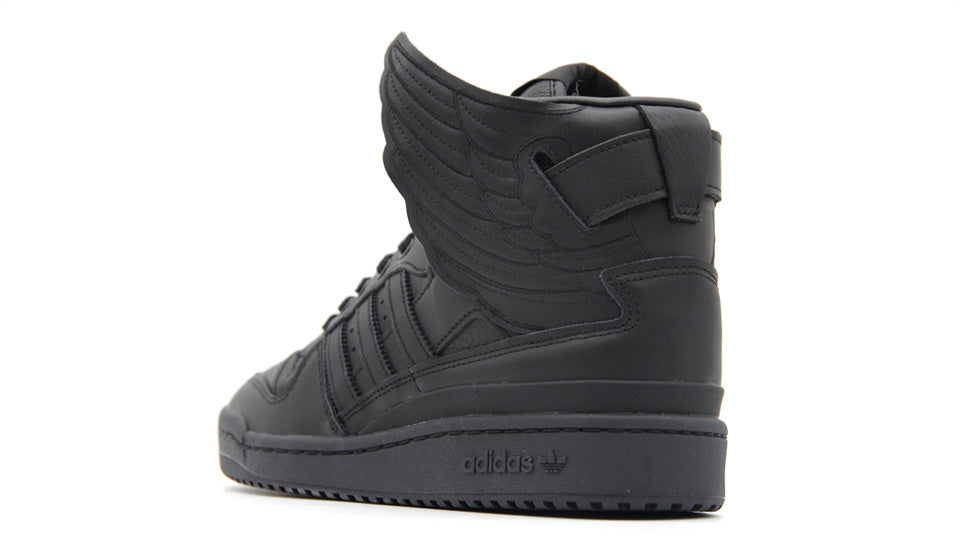 【新品未使用品】adidas ジェレミースコットWingsブラック US9.5 Baby Size!! Adidas x Jeremy Scott Wings Triple Black Q23669