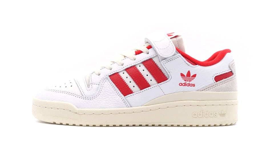 adidas FORUM 84 LOW FTWR WHITE/VIVID RED/CREAM WHITE – mita sneakers