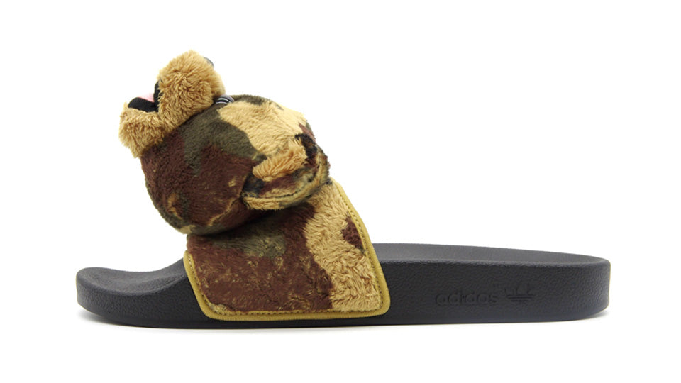adidas JEREMYSCOTT JS ADILETTE TEDDY 新品 Adidas x Jeremy Scott: JS Adilette Teddy (Brown) – Extra Butter