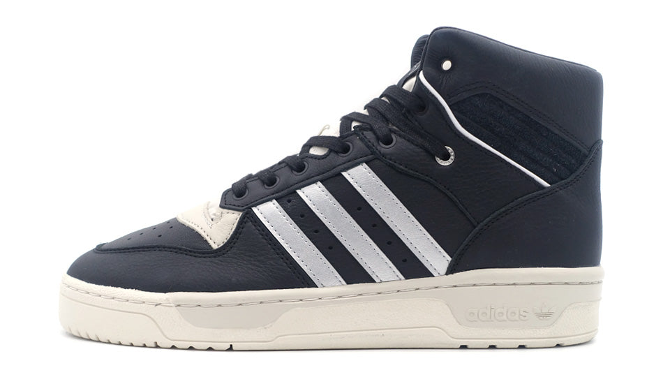 【SALE】【adidas】ID7388 adidas RIVALRY HI CONSORTIUM BLACK/SILVER アディダス  ライバルリー ハイ コンソーシアム ブラック/シルバー メンズ レディース スニーカー  ハイカット シューズ 3本ライン 大人靴 adidas RIVALRY HI 