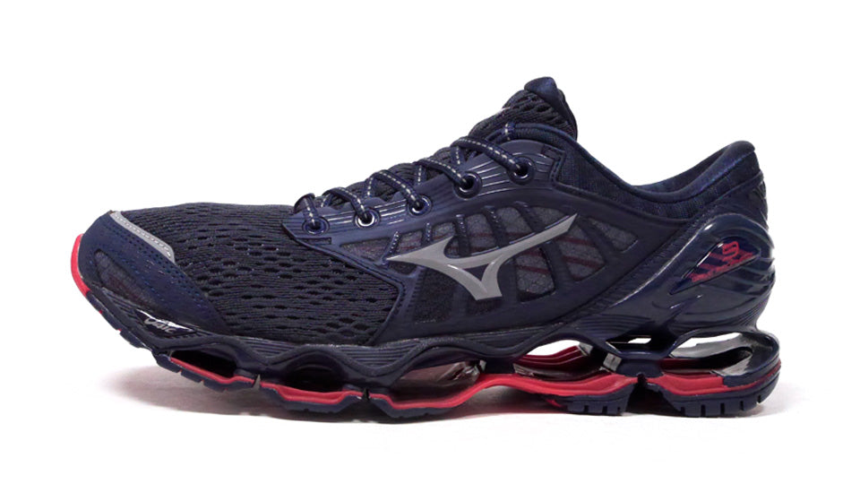 MIZUNO WAVE PROPHECY 9 NAVY/GREY/RED – mita sneakers