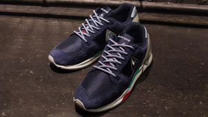 le coq sportif LCS R 921 "mita sneakers" "LE CLUB"　NVY/GRY/E.GRN/RED9