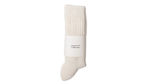 MARQUEE PLAYER HYBRID RIB SOCKS "Made in JAPAN" IVORY WHITE 1