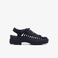 画像をギャラリービューアに読み込む, KEEN UNEEK PLT  X-BLACK/SMOOTH LEA 2