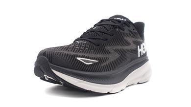 HOKA W CLIFTON 9 BLACK/WHITE 1