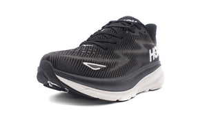 HOKA W CLIFTON 9 BLACK/WHITE 1