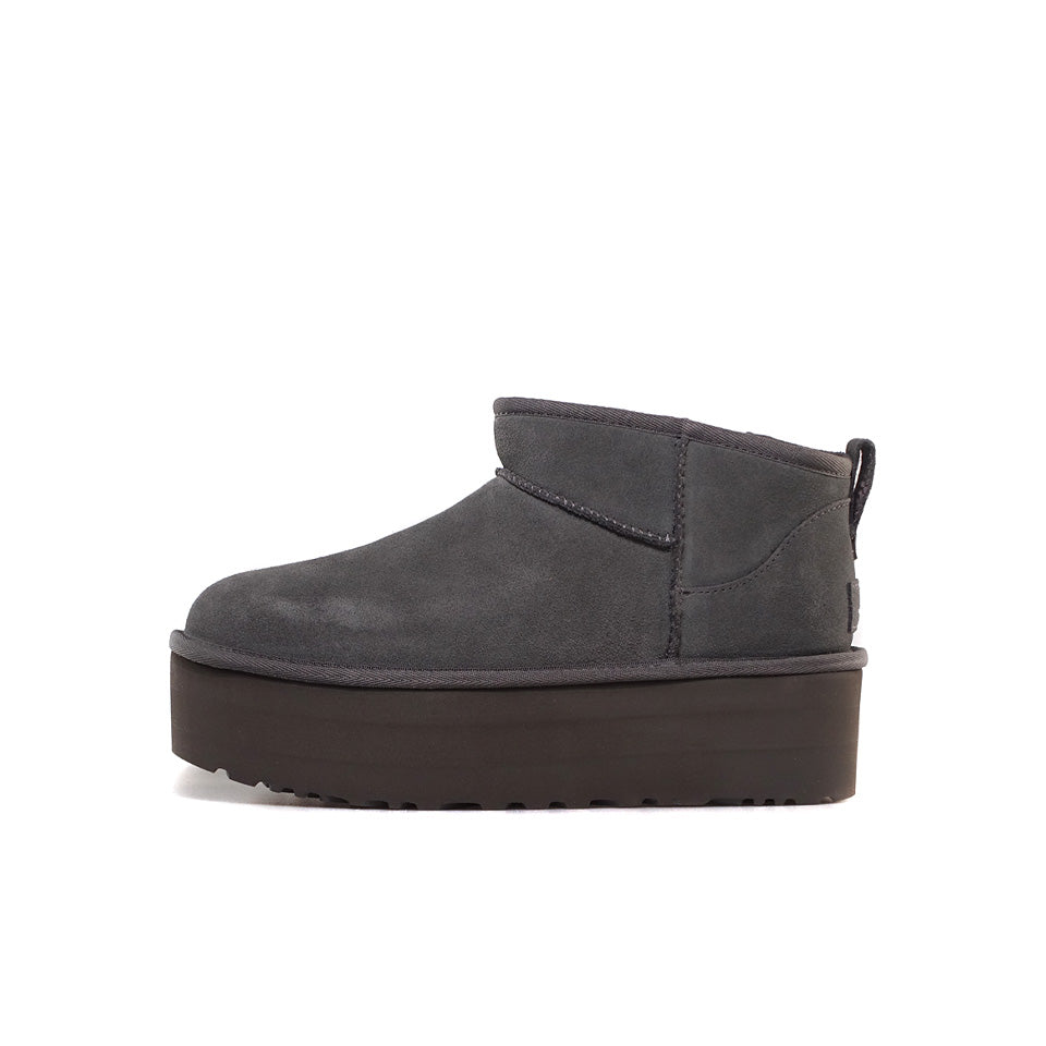 UGG アグ CLASSIC ULTRA MINI PLATFORM チャコール UGG W CLASSIC ULTRA MINI PLATFORM CHARCOAL – mita sneakers