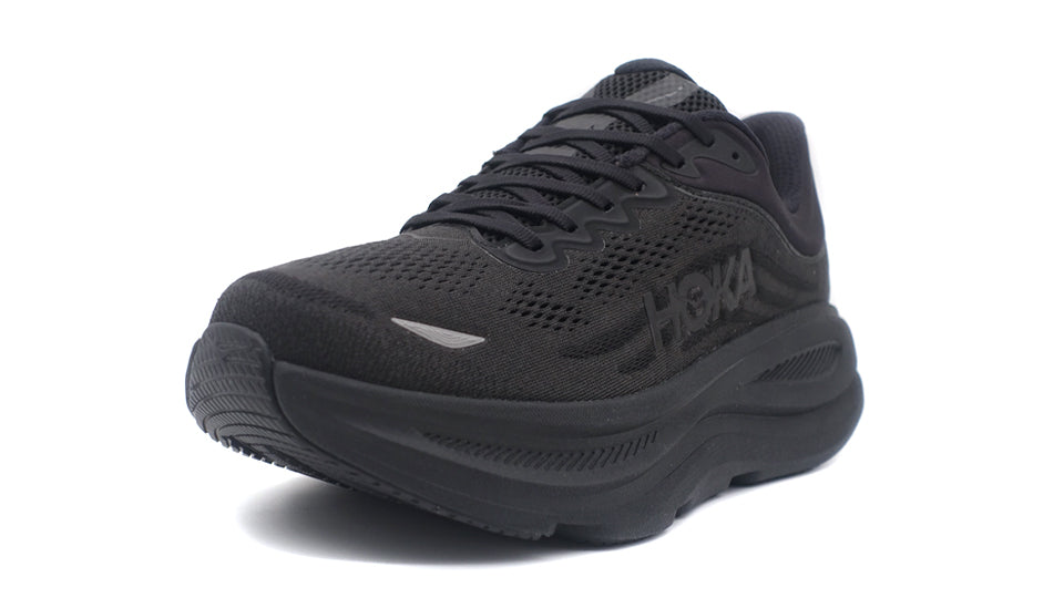HOKA BONDI 9 WIDE BLACK/BLACK – mita sneakers