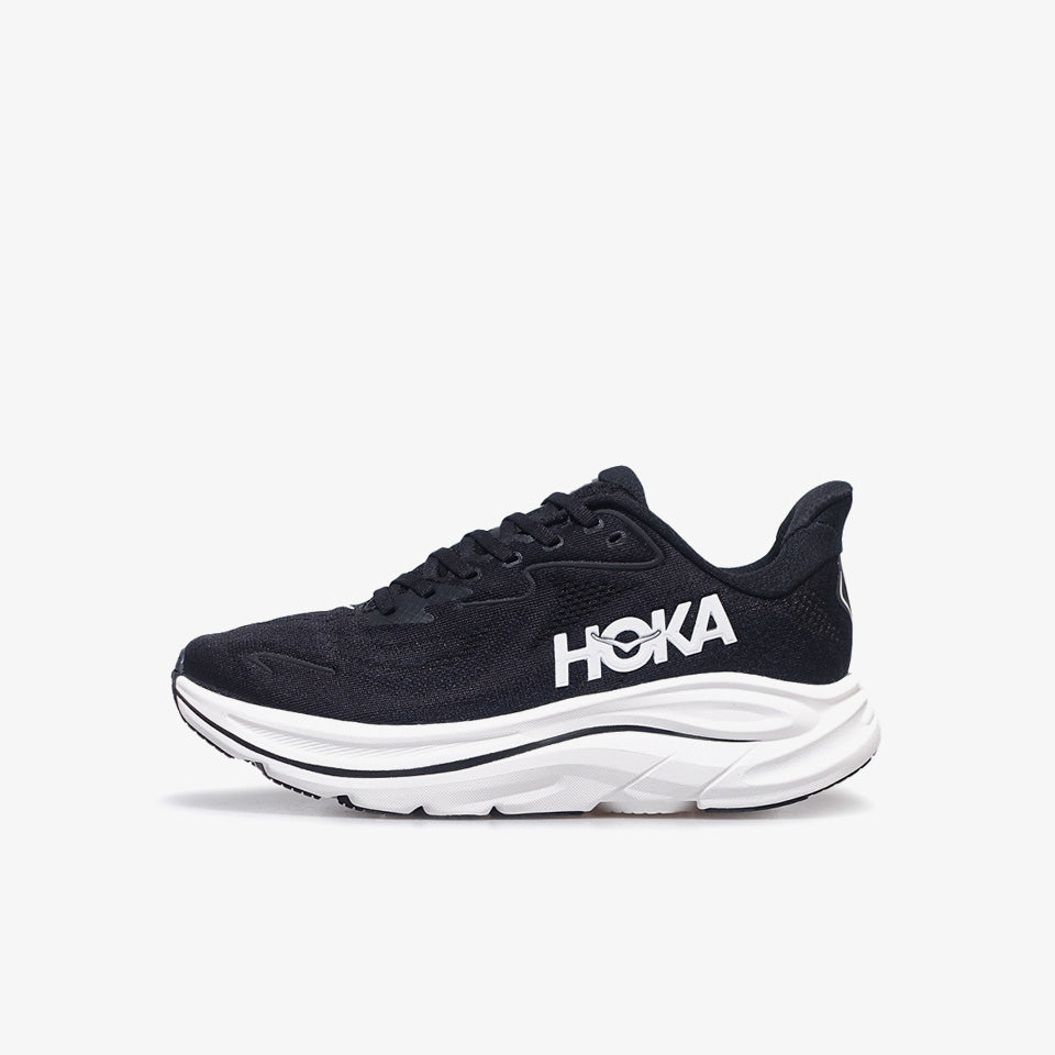 HOKA W CLIFTON 10 BLACK/WHITE – mita sneakers