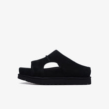 画像をギャラリービューアに読み込む, UGG W GOLDENSTAR HI CUTOUT SLIDE  BLACK 1