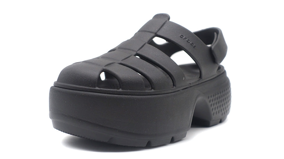 crocs STOMP FISHERMAN SANDAL BLACK 1