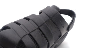 crocs STOMP FISHERMAN SANDAL BLACK 6