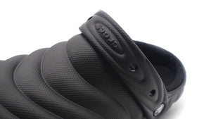 crocs CLASSIC LINED OVERPUFF CLOG BLACK 6