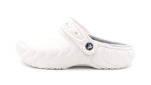 画像をギャラリービューアに読み込む, crocs CLASSIC LINED OVERPUFF CLOG WHITE 3