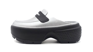 crocs STOMP METALLIC LOAFER SILVER/BLACK 3