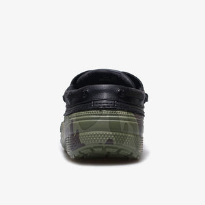 crocs CLASSIC DUCK CAMO BOAT SHOE BLACK/CARGO – mita sneakers